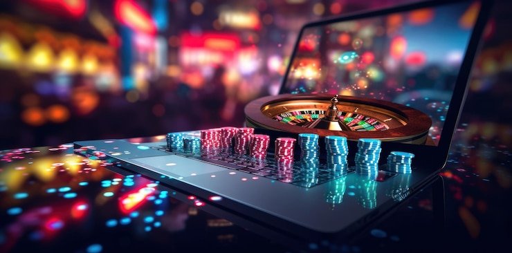 Ilustrasi proteksi data keamanan digital pada platform hiburan online
